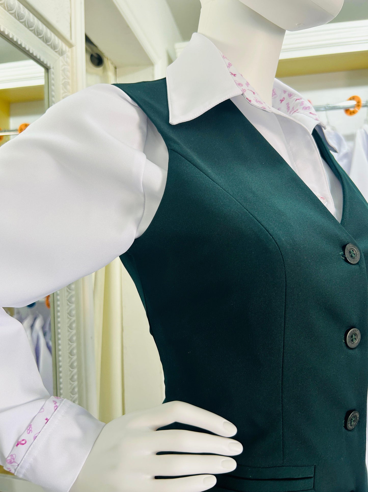 Blusa I ♡ IMSS Rosa (Manga Larga)