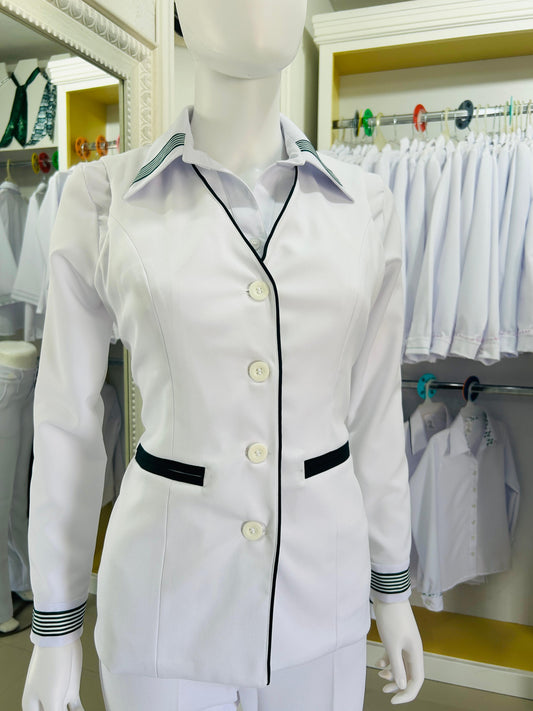 Chaleco Blanco combinado IMSS