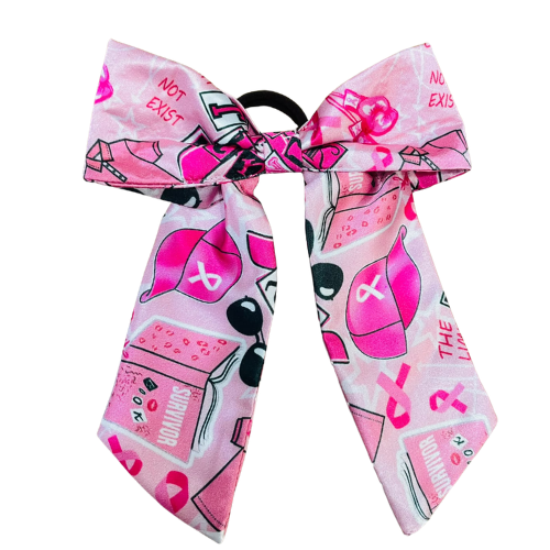 Scrunchie y moños Octubre Rosa (edicion especial)