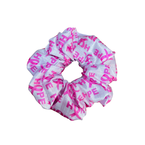Scrunchie y moños Octubre Rosa (edicion especial)