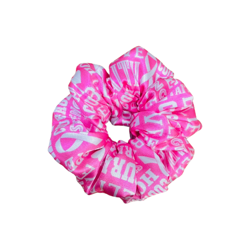Scrunchie y moños Octubre Rosa (edicion especial)