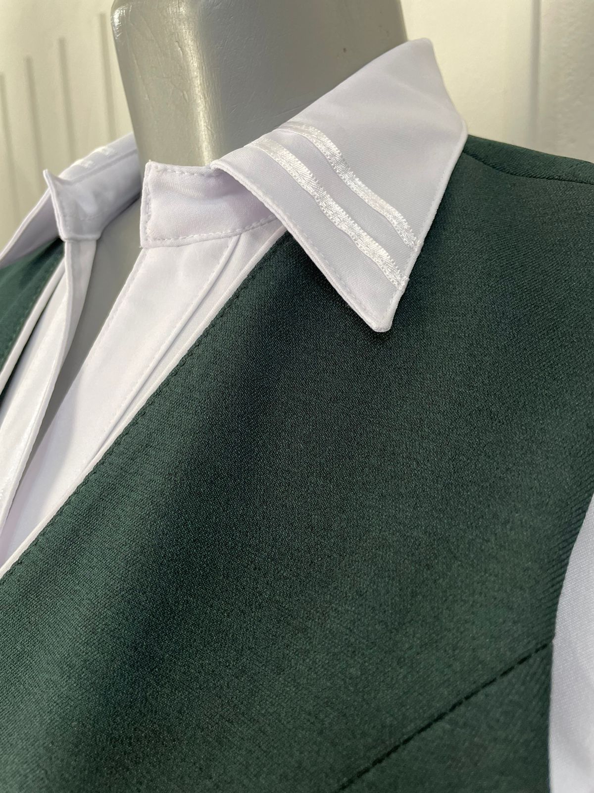 Blusa Casanova Satin Blanco (Manga 3/4)