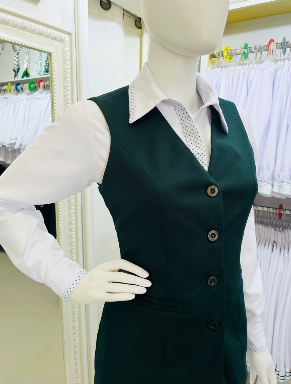 Blusa Ivvani Verde (Manga Larga)