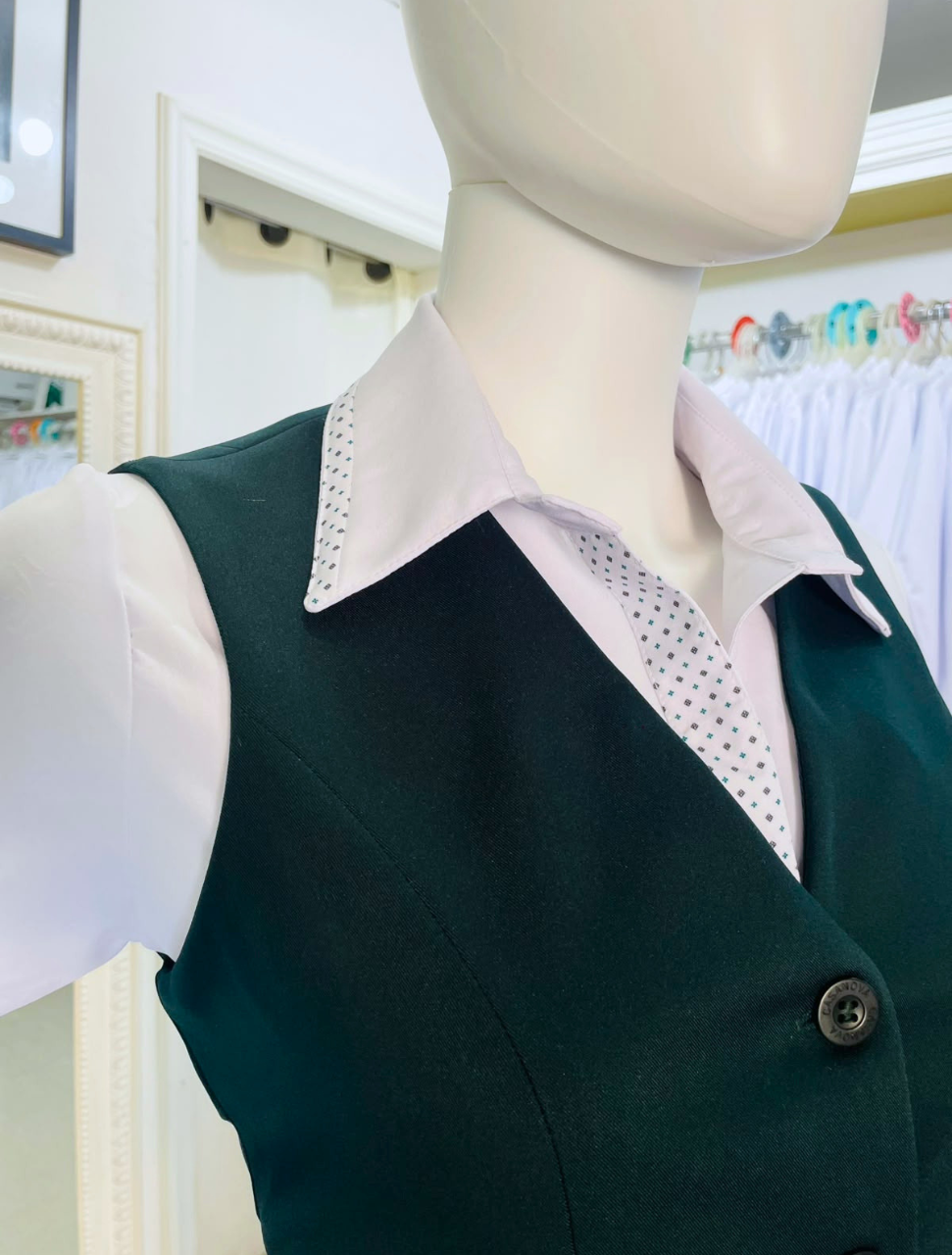 Blusa Ivvani Verde (Manga Larga)