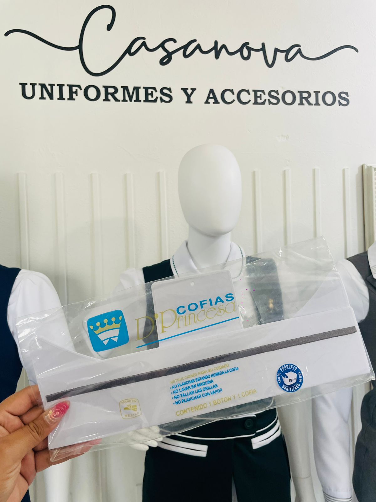 Cofia Enfermera General  (linea gris)