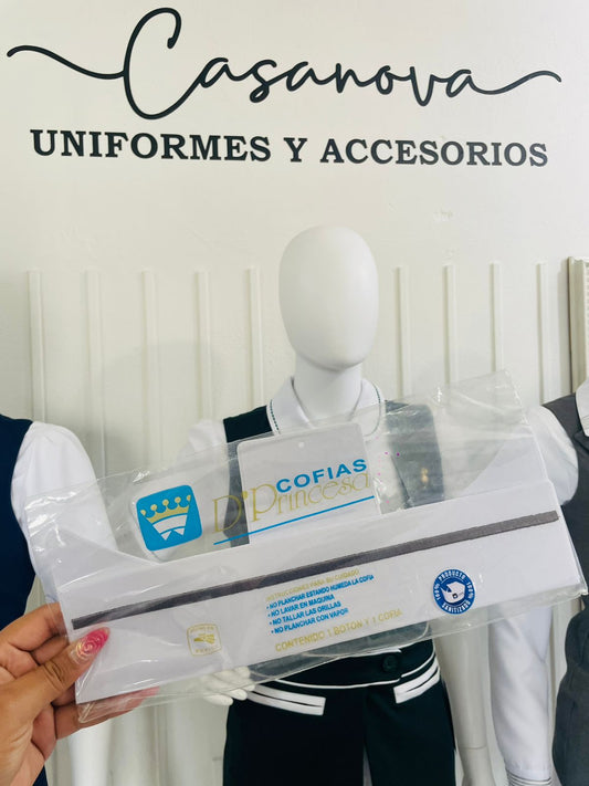 Cofia Enfermera General  (linea gris)