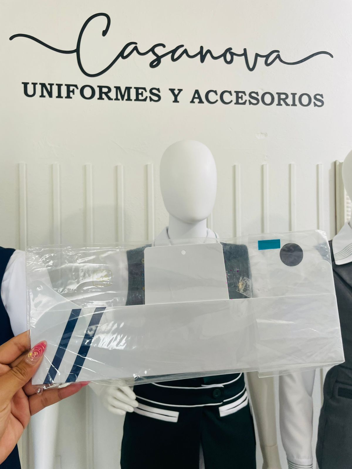 Cofia Plastificada Practicante (linea azul marino)