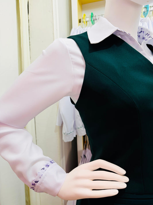 Blusa I ♡ IMSS Morada (Manga Larga)