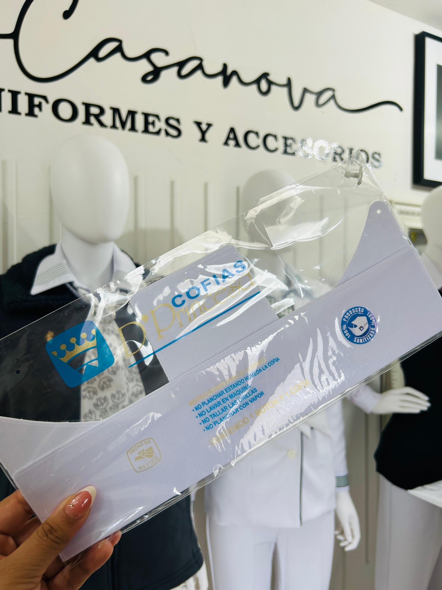 Cofia Auxiliar de enfermeria